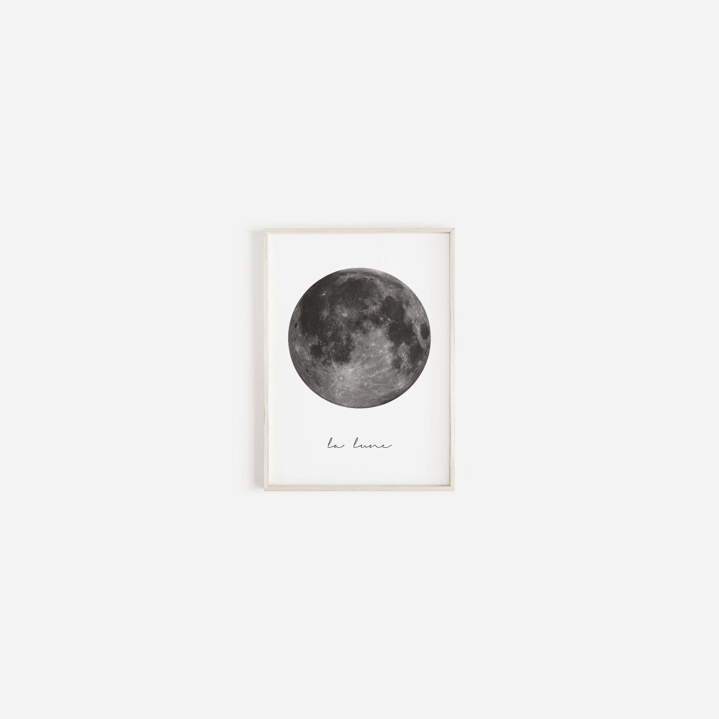 La Lune Print, Modern Moon Wall Art, Home Decor, Home Prints, La Lune Poster, Illustrated Moon Wall Art