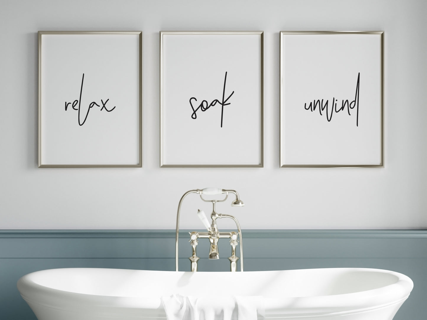 Bathroom Prints, Set Of 3, Wall Art, Home Decor, Bathroom Decor, Relax Soak Unwind, Bathroom Art, Bathroom Prints, Home Prints, Wall Prints