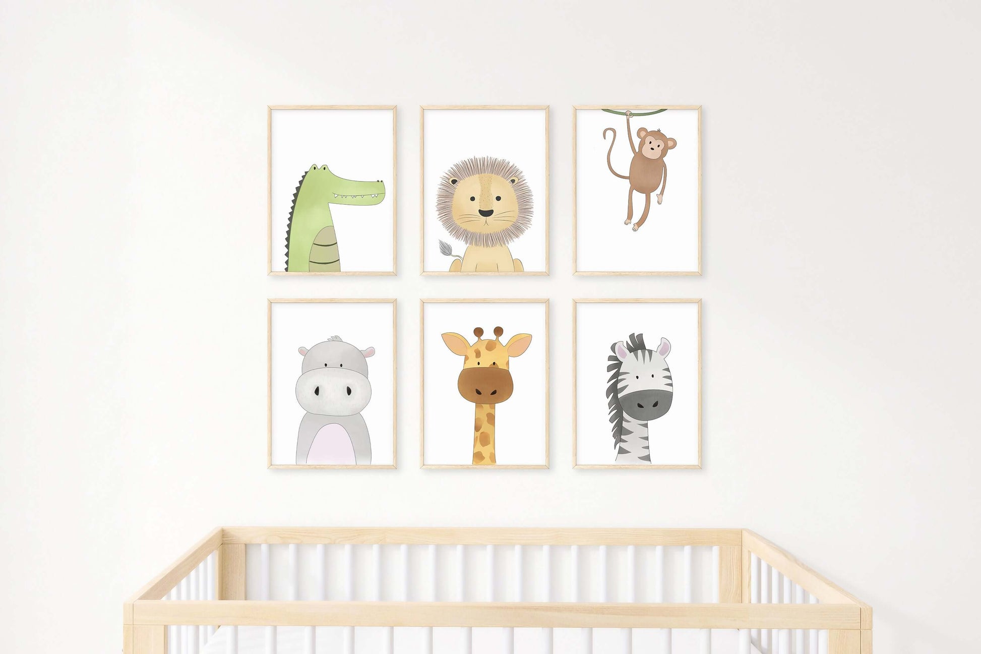 Safari Animal Prints, Nursery Wall Art, Nursery Decor, Watercolour Prints, Safari Wall Art, Safari Prints, Children's Wall Art, Nursery Prints