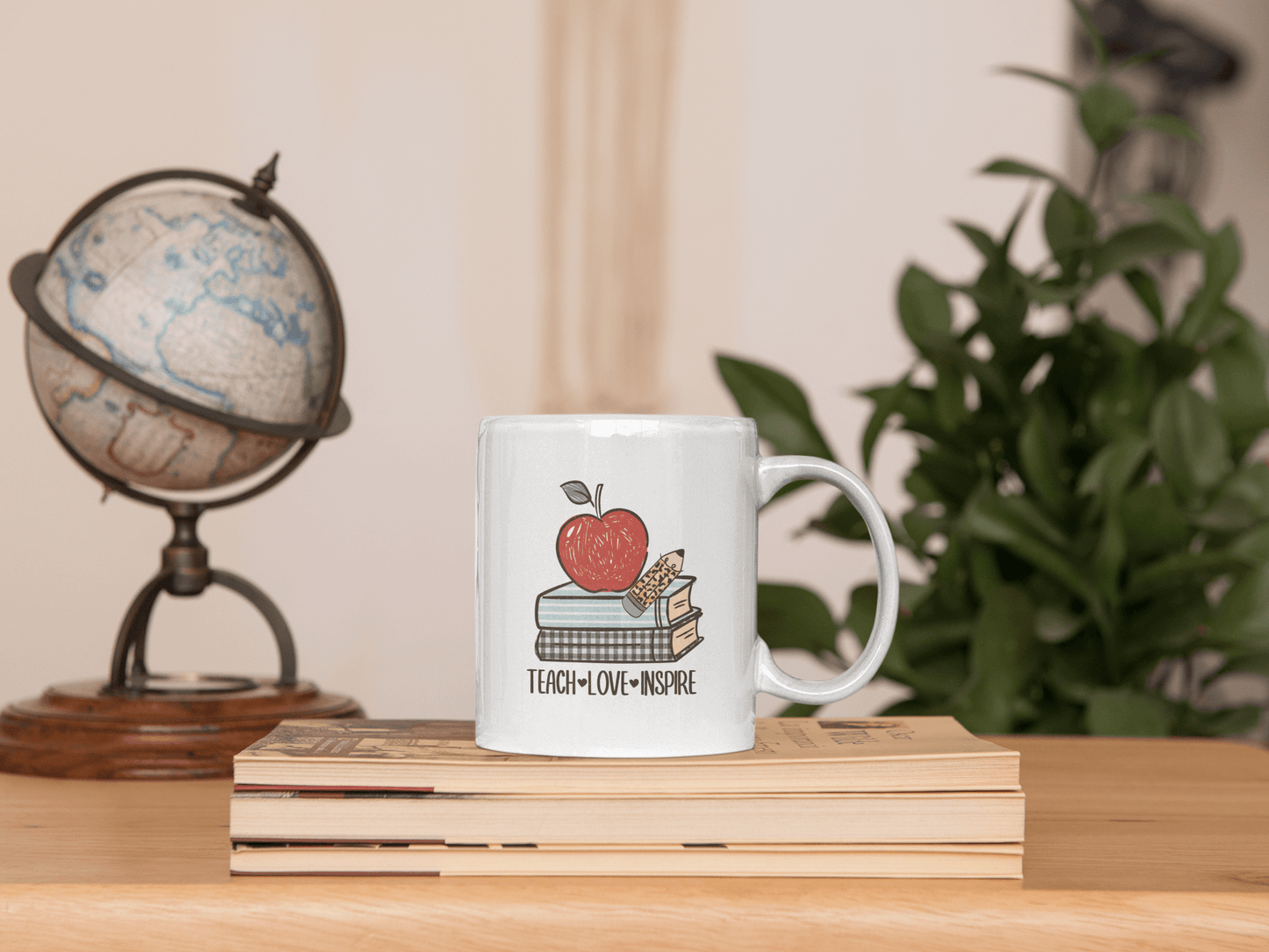 Teaching is a Work Of Heart Mug, Motivational Mug, Teacher Gift, Teacher Leaving Gift, Gifts for Teachers, Inspirational Gifts, Positivity Quote Mug