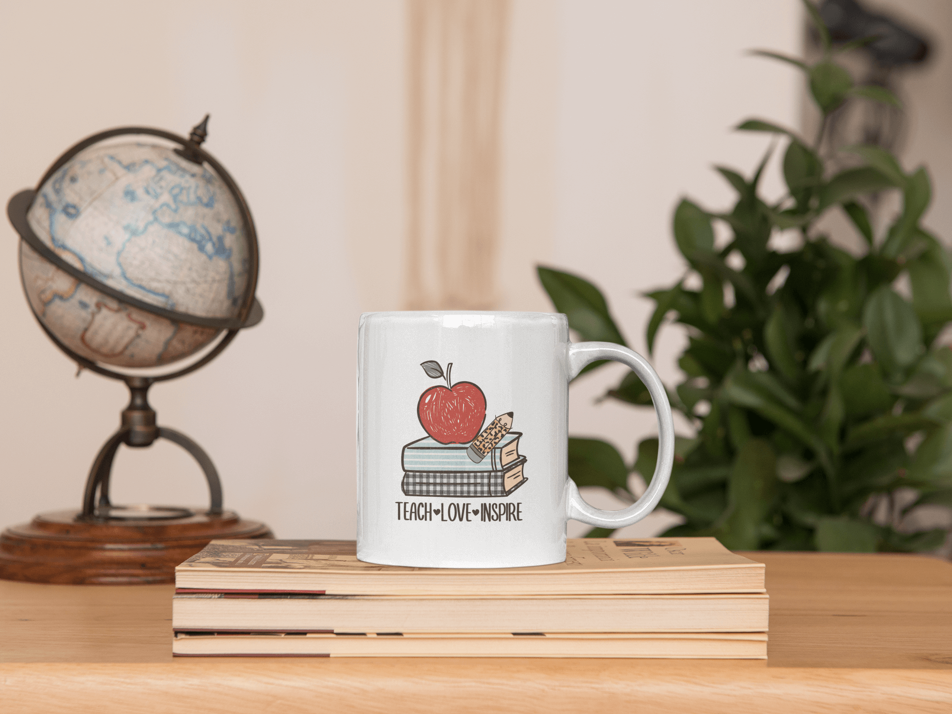 Teaching is a Work Of Heart Mug, Motivational Mug, Teacher Gift, Teacher Leaving Gift, Gifts for Teachers, Inspirational Gifts, Positivity Quote Mug