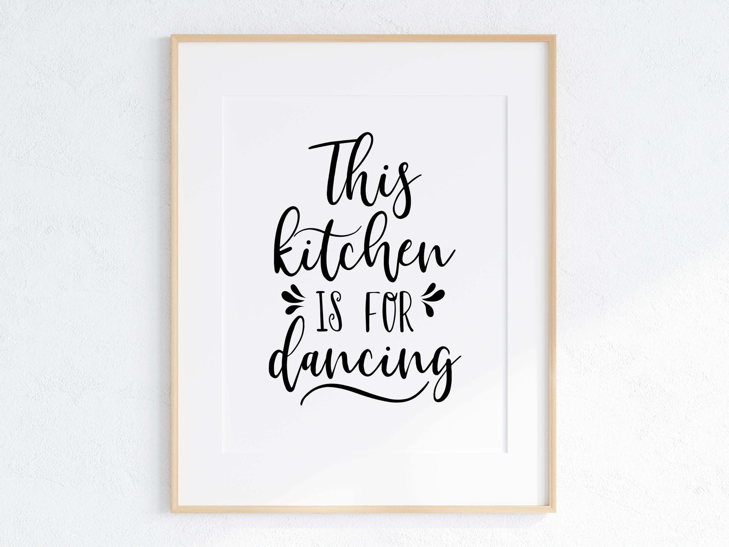 This Kitchen is For Dancing Print, Kitchen Decor, Kitchen Print, Kitchen Wall Art, Home Prints, Funny Kitchen Prints, Funny Posters