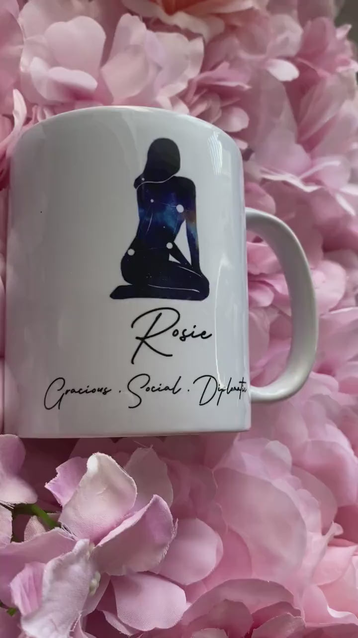 Personalised Star Sign Mug, Personalised Zodiac Mug, Star Sign Mug, Horoscope Gift, Birthday Gift,Constellation Zodiac Mug,Personalised Gift