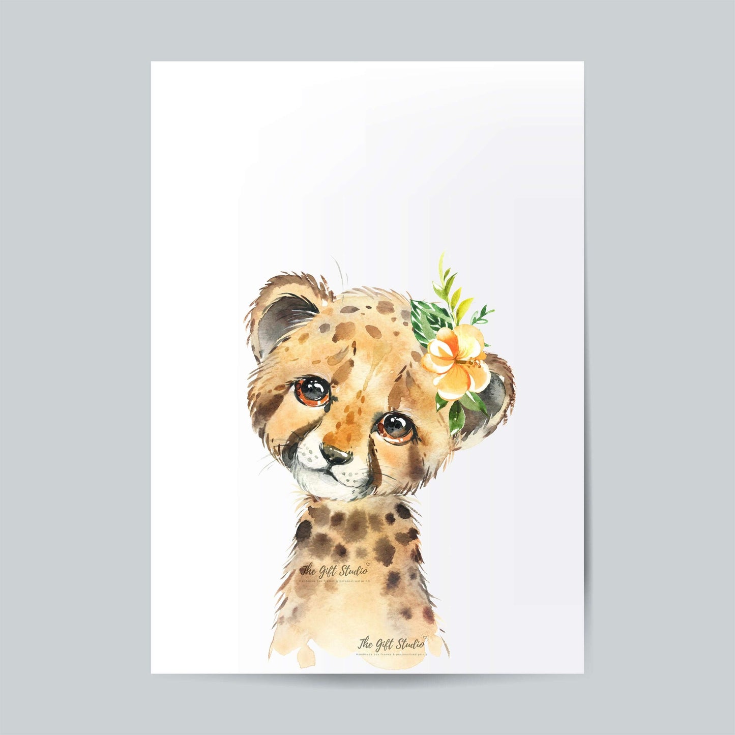 Safari Animals Baby Girls Nursery Set, Safari Nursery Decor, Animal Nursery Prints, Nursery wall art, Set of Nursery Prints, Pink Flowers