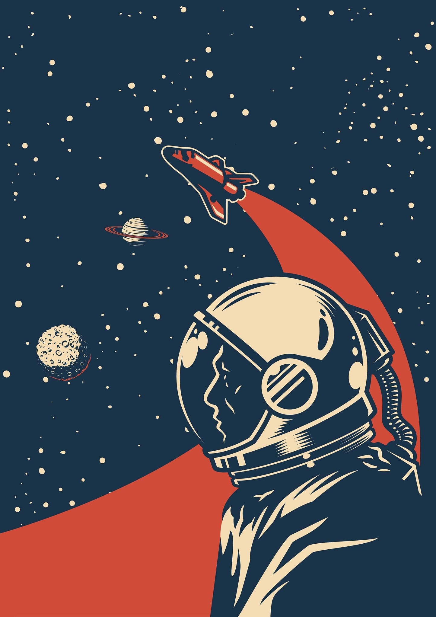 Retro Space Poster, Space Travel Poster, Space Wall Art, Retro Space Prints, Space Travel Print, Space Illustration, Alien Poster