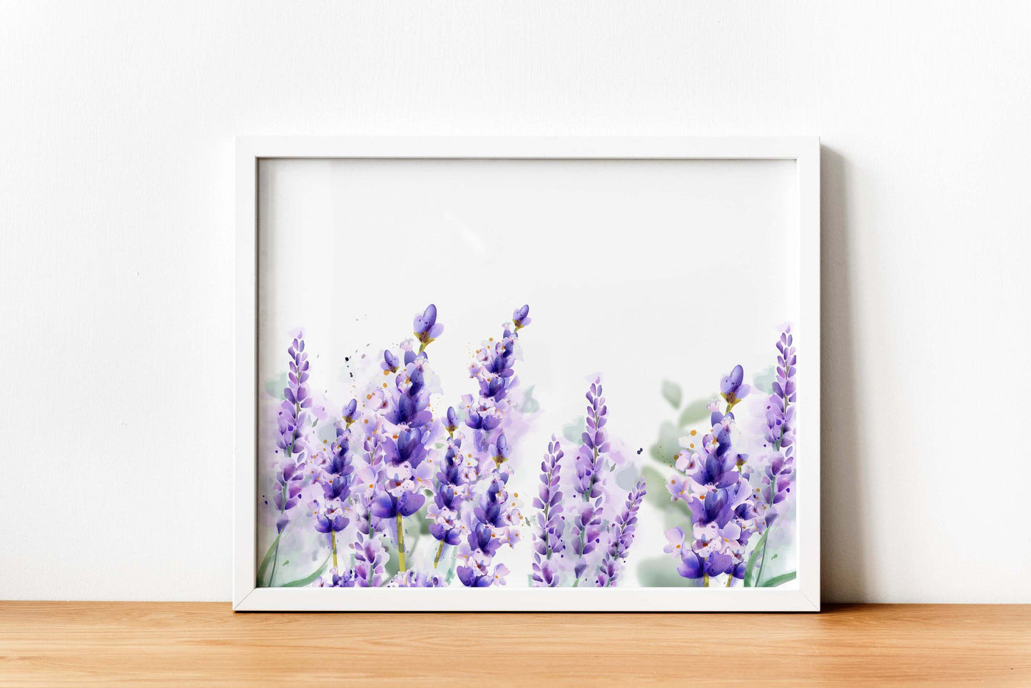 Lavender Watercolour Print, Home Decor, Lavender Wall Art, Botanical Art, Wall Art, Kitchen Decor, Herbs Print, Watercolour Print
