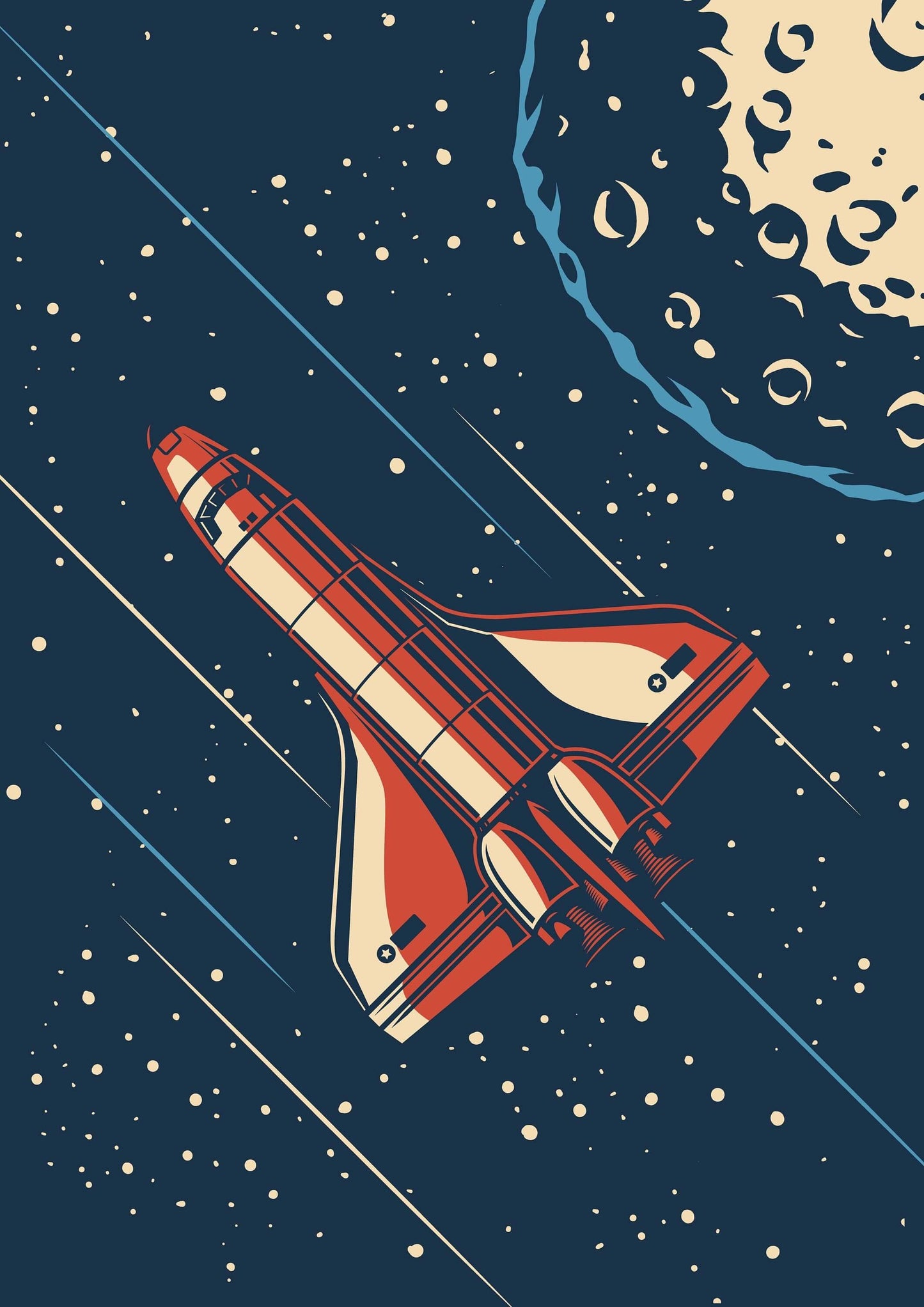 Retro Space Poster, Space Travel Poster, Space Wall Art, Retro Space Prints, Space Travel Print, Space Illustration, Alien Poster