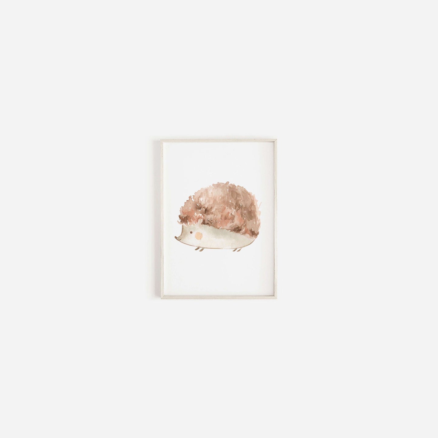 Woodland Hedgehog Animal Print, Nursery Decor, Watercolour Prints, Nursery Animal Prints,Nursery Illustrations,Boys And Girls Nursery Prints