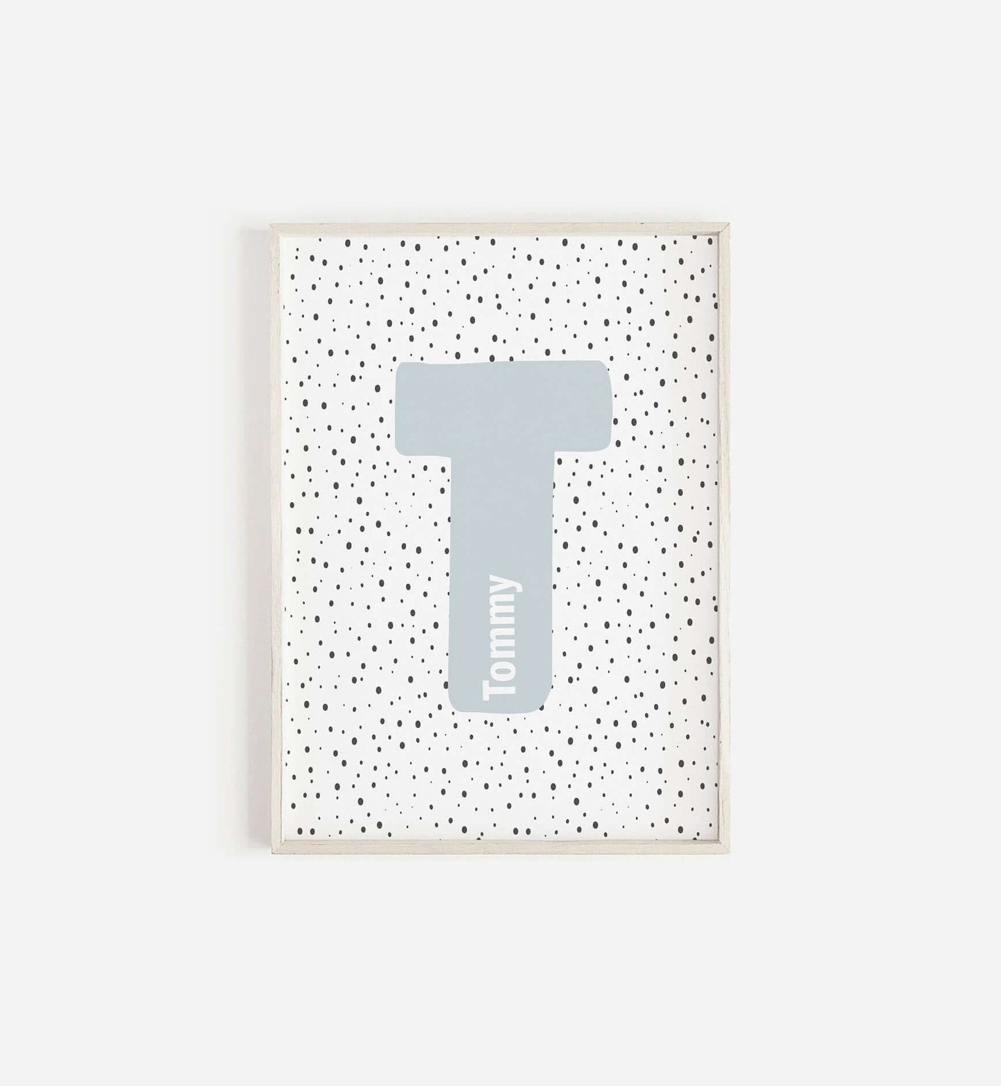 Personalised Boys Initial Print, Name Print, Nursery Wall Art, Nursery Decor, Baby Shower Gift, Scandi Prints, Nursery Prints, Pastel Prints