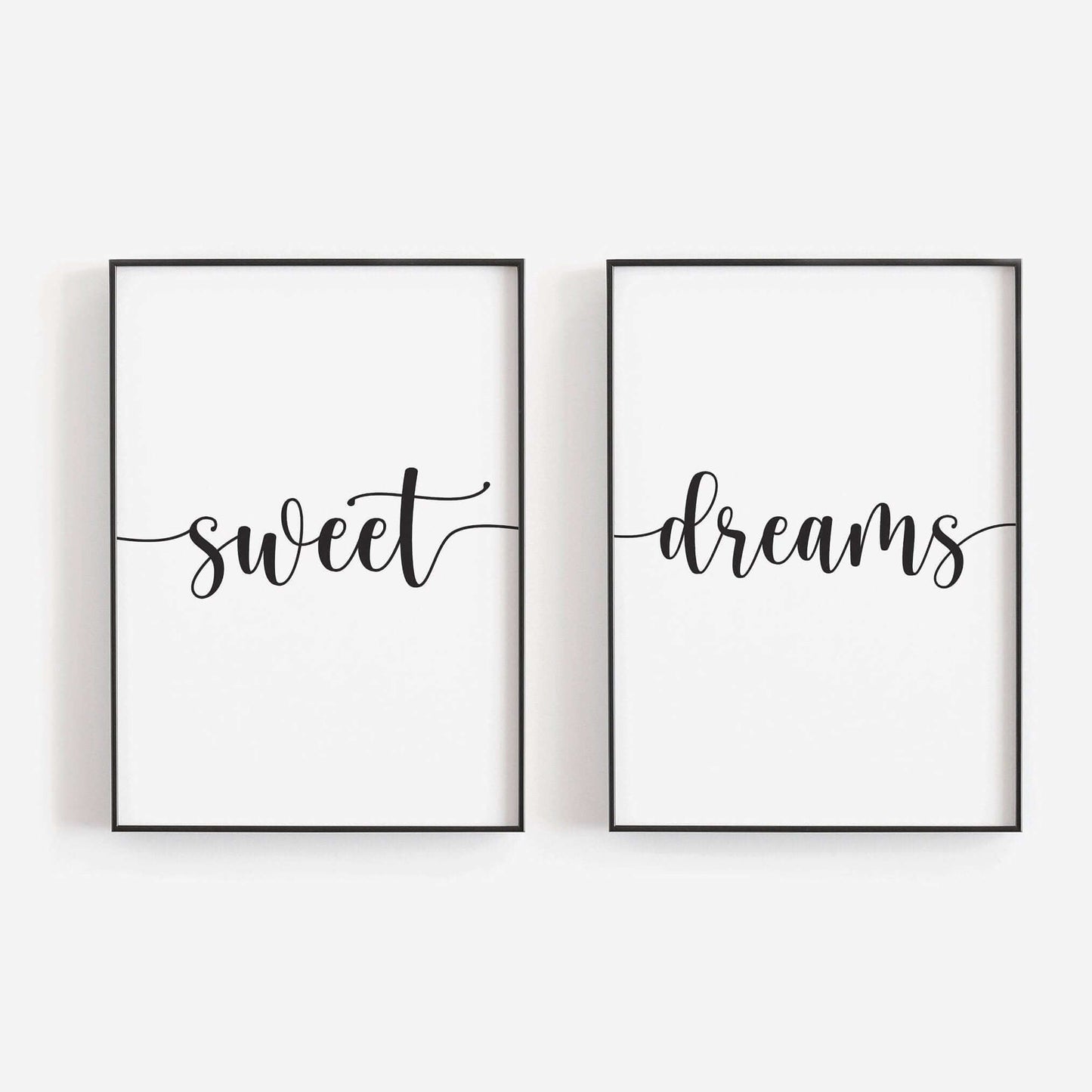 Bedroom Prints, Set Of 2, Wall Art, Home Decor, Bedroom Decor, Sweet Dreams, Bedroom Art, Bedroom Prints, Home Prints, Wall Prints