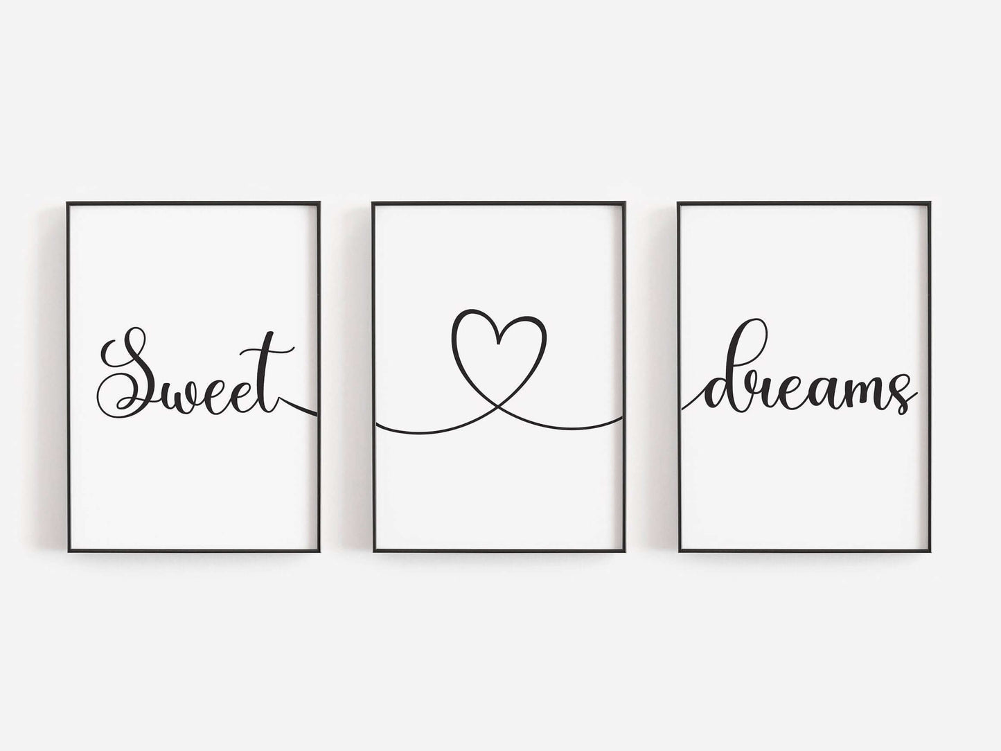 Bedroom Prints, Set Of 3, Wall Art, Home Decor, Bedroom Decor, Sweet Dreams, Bedroom Art, Bedroom Prints, Home Prints, Wall Prints