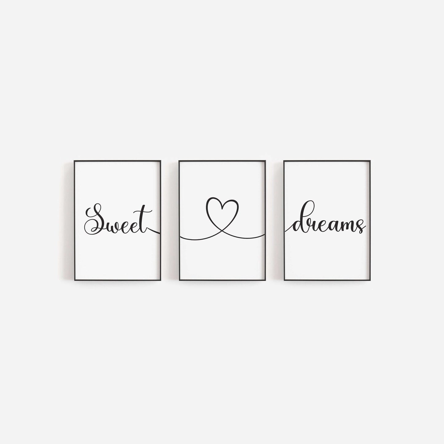 Bedroom Prints, Set Of 3, Wall Art, Home Decor, Bedroom Decor, Sweet Dreams, Bedroom Art, Bedroom Prints, Home Prints, Wall Prints