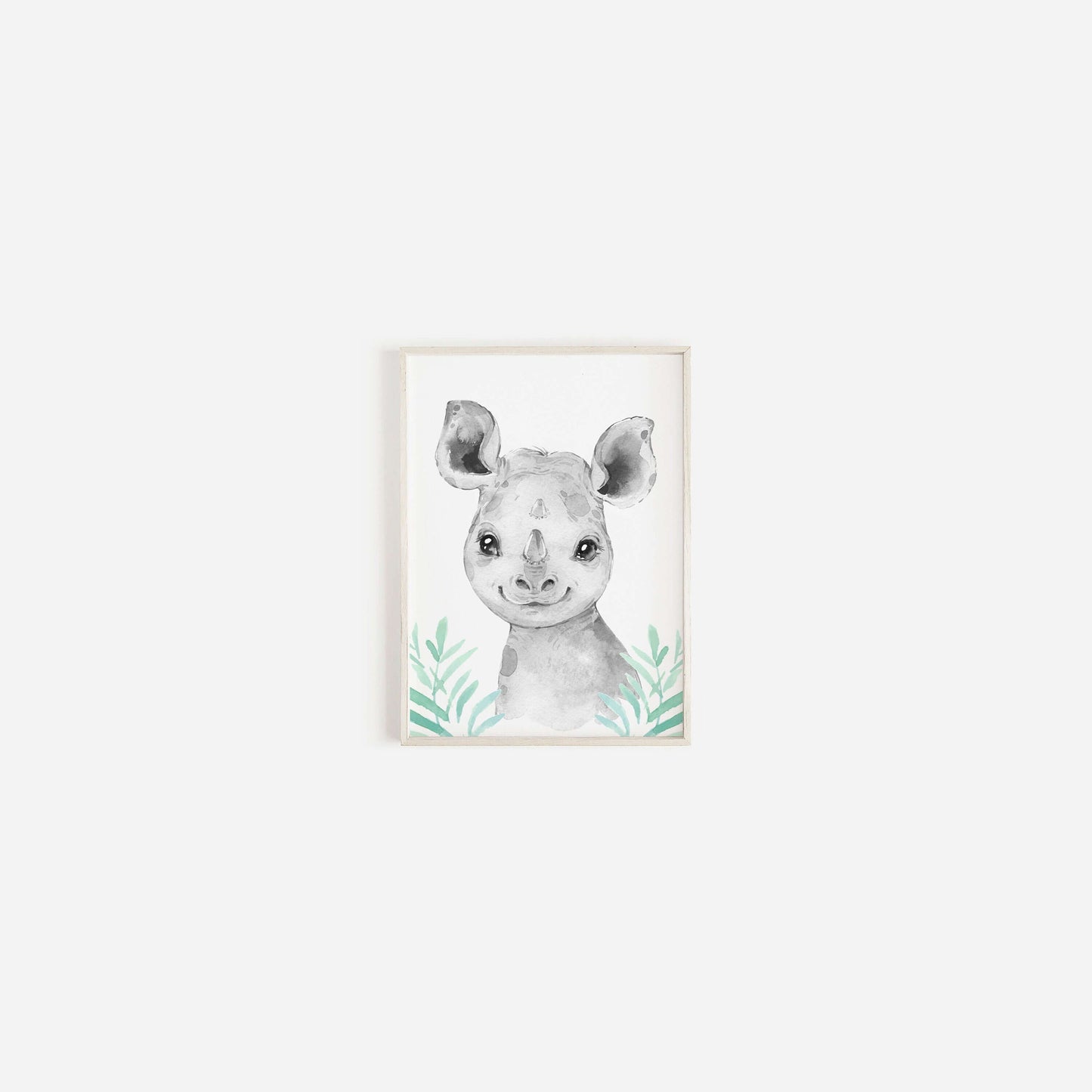 Safari Animal Prints Boys and Girls Nursery Set, Black & White With Foliage, Safari Nursery Decor, Animal Nursery Prints, Nursery Wall Art