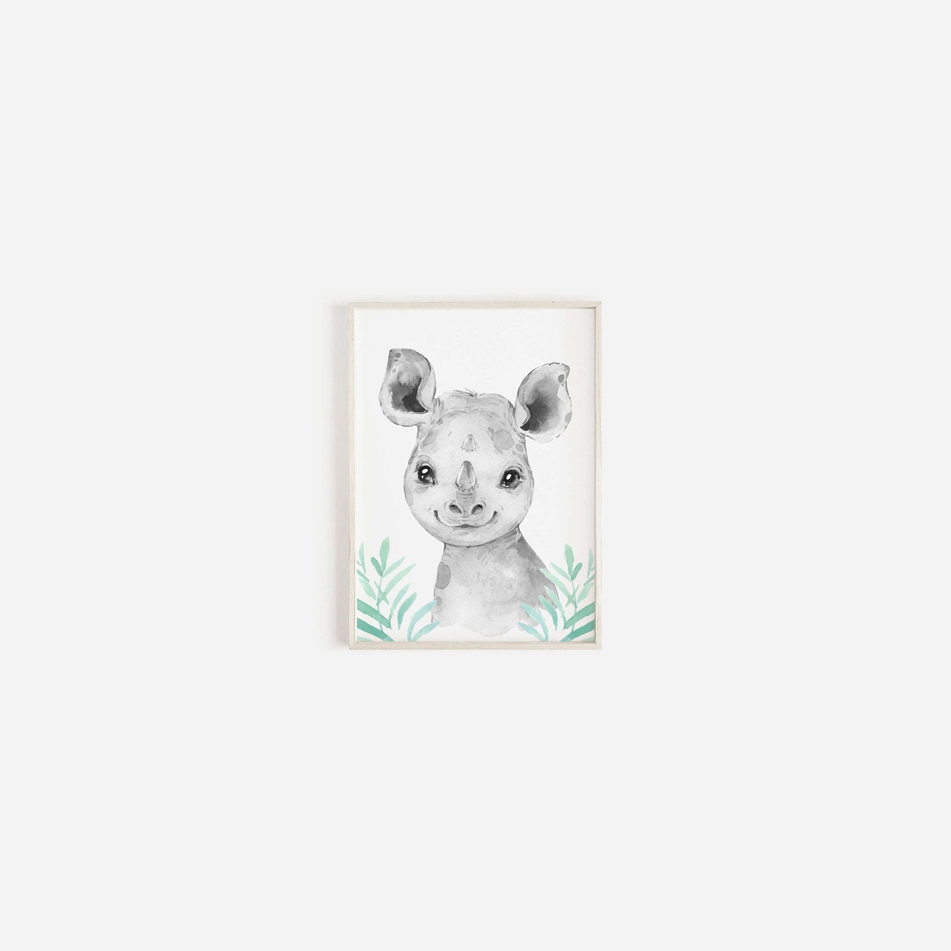 Safari Animal Prints Boys and Girls Nursery Set, Black & White With Foliage, Safari Nursery Decor, Animal Nursery Prints, Nursery Wall Art