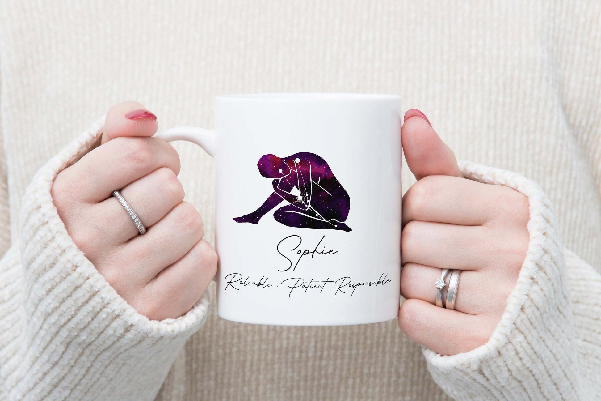 Personalised Star Sign Mug, Personalised Zodiac Mug, Star Sign Mug, Horoscope Gift, Birthday Gift,Constellation Zodiac Mug,Personalised Gift