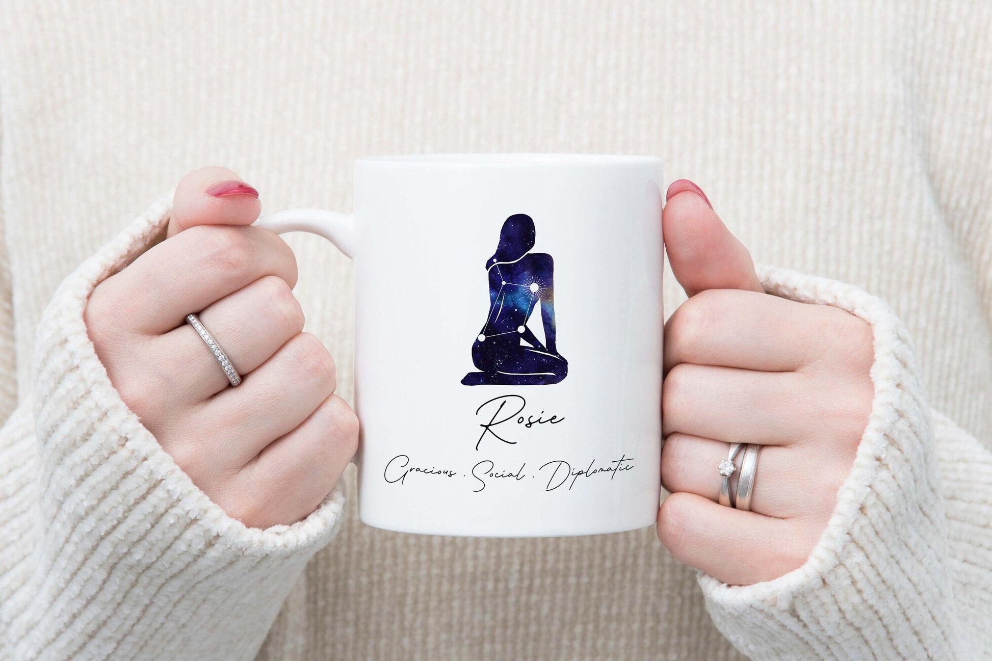 Personalised Star Sign Mug, Personalised Zodiac Mug, Star Sign Mug, Horoscope Gift, Birthday Gift,Constellation Zodiac Mug,Personalised Gift