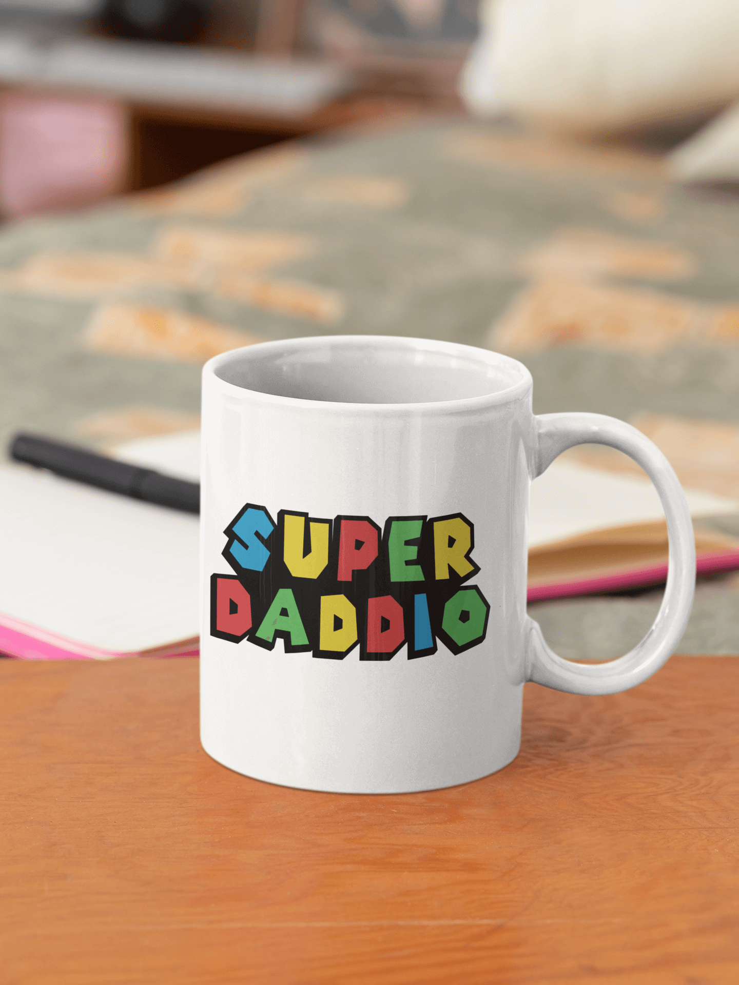 Super Daddio Mug, Father's Day Gift, Dad Mug, Gamer Mug, Gift For Dad, Dad Gift, Ceramic 11oz Mug, Gifts For Him, Birthday Gift