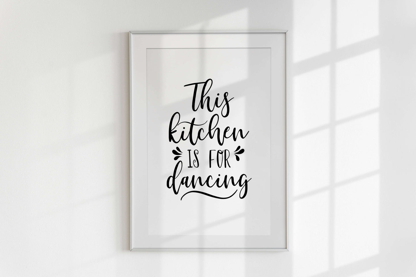 This Kitchen is For Dancing Print, Kitchen Decor, Kitchen Print, Kitchen Wall Art, Home Prints, Funny Kitchen Prints, Funny Posters