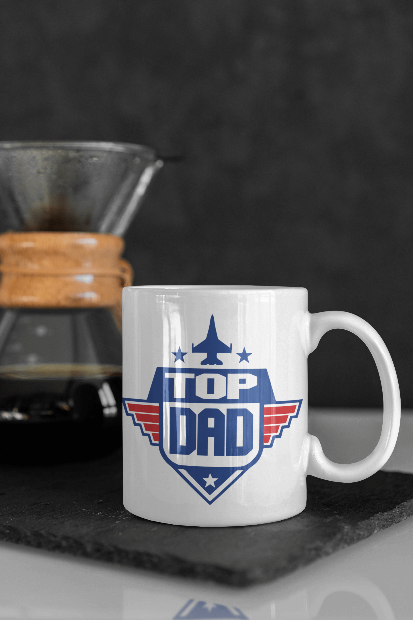 Top Dad Mug, Father's Day Gift, Dad Mug, Gift For Dad, Dad Gift, Ceramic 11oz Mug, Gifts For Him, Birthday Gift