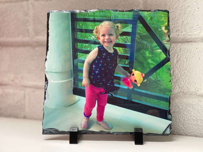 Personalised Photo Slate 20x20cm Listing Photo 3