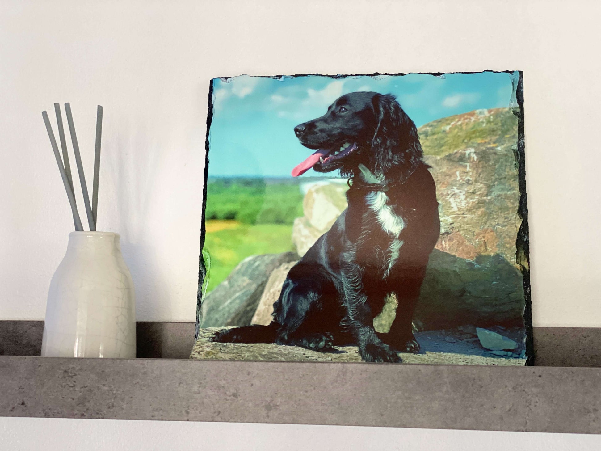 Personalised Photo Slate 20x20cm Listing Photo