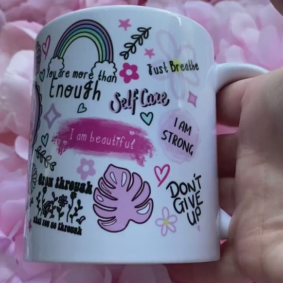 Positive Affirmation Mug,Cup of Positivity,Motivational Mug,Self Love Mug,11oz Ceramic Mug,Best Friend Gift,Gifts for Her,Inspirational gift