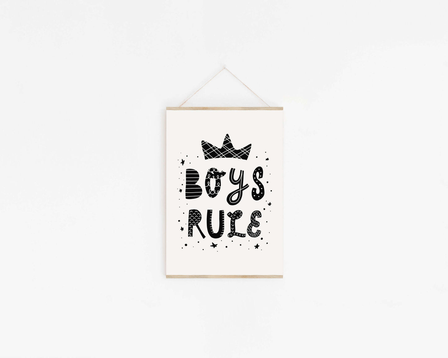 Boys Rule Print, Boys Bedroom Print, Home Decor, Kids Wall Decor, Nursery Prints, Boys Bedroom, Scandi Nursery Art, Nursery Decor