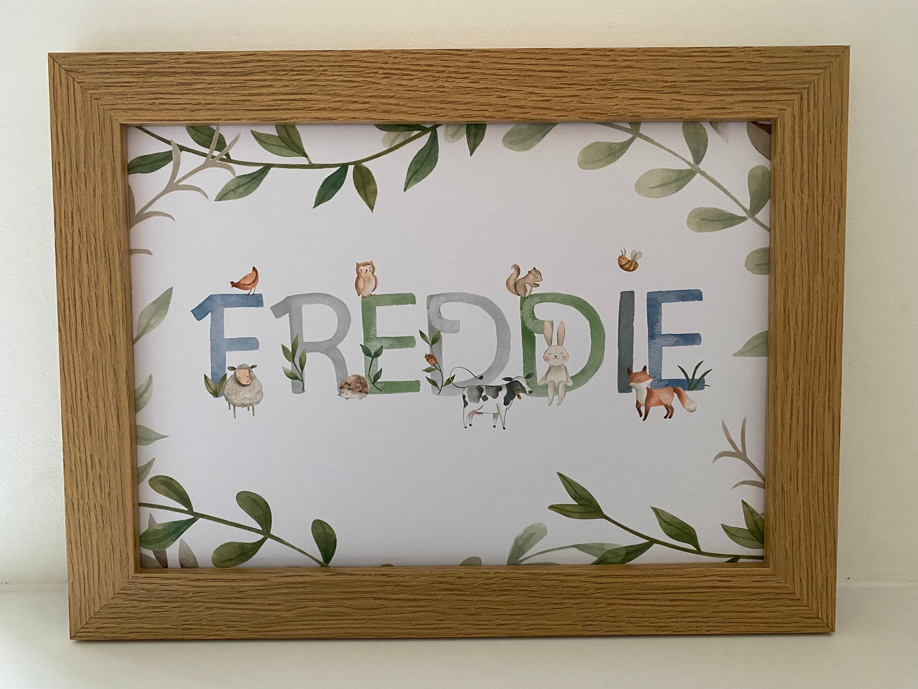 Framed animal prints for hot sale nursery